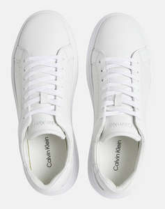 CALVIN KLEIN LOW TOP LACE UP LTH PERF MONO