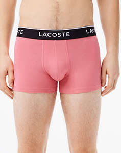 LACOSTE КОМПЛЕКТ БЕЛЬО ОТ 3 БРОЯ TRUNK PACK 3 TRUNKS