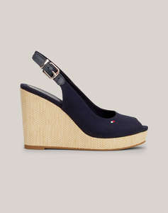 TOMMY HILFIGER ICONIC ELENA SLING BACK WEDGE