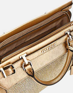 GUESS SESTRI LUXURY SATCHEL ДАМСКА ЧАНТА (Размери: 36 x 24 x 9 см)