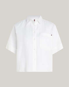 TOMMY HILFIGER LINEN SS SHIRT