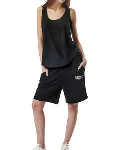 BODY ACTION WOMENS TERRY HIGH RISE BERMUDA SHORT