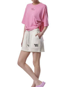 BODY ACTION WOMENS ATHLETIC SHORTS W/EMBROIDERY