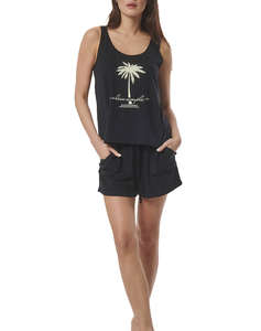 BODY ACTION WOMENS REGULAR FIT BEACH TANK TOP