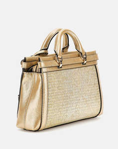 GUESS SESTRI MINI SATCHEL ДАМСКА ЧАНТА(Размери: 24 x 16 x 7 см)