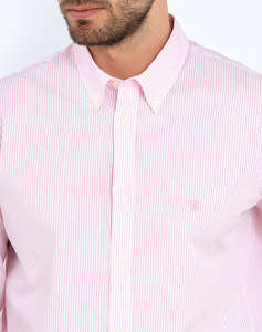 THE BOSTONIANS РИЗА ACORN REGULAR FIT Stripe POPLIN Button-down Regular Fit