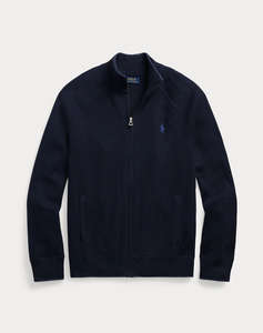 RALPH LAUREN LSTXTBLKFZ-LONG SLEEVE-FULL ZIP