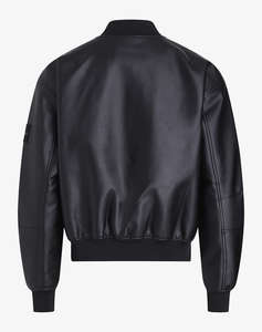 CALVIN KLEIN FAUX LEATHER BOMBER