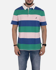 NAUTICA БУЛУЗА ПОЛО КМ SS STRIPED RUGBY POLO_SUSTAINABLE SS STRIPED RUGBY POLO_SUSTAINABLE