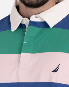 NAUTICA БУЛУЗА ПОЛО КМ SS STRIPED RUGBY POLO_SUSTAINABLE SS STRIPED RUGBY POLO_SUSTAINABLE