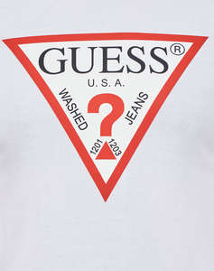 GUESS CN SS ORIGINAL LOGO TEE MENS T-SHIRT