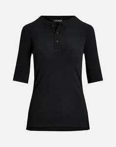 LAUREN RALPH LAUREN ZARIA-MID SLEEVE-T-SHIRT