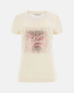 GUESS SS CN G LOGO TEE WOMENS T-SHIRT