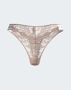 GUESS BELLE THONG - DAILY LACE thong slip W