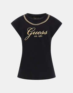 GUESS SS CN CRYSTAL LOGO TEE ДАМСКА ТЕНИСКА