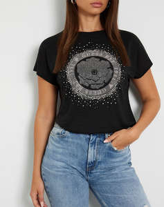 GUESS SL CN ZEBRA TEE WOMENS T-SHIRT