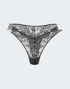 GUESS BELLE THONG - DAILY LACE thong slip W