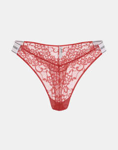 GUESS BELLE THONG - DAILY LACE thong slip W