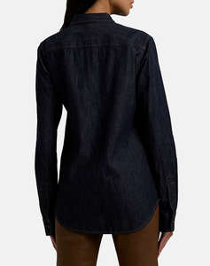 LAUREN RALPH LAUREN JAMELKO-LONG SLEEVE-BUTTON FRONT SHIRT