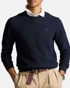 RALPH LAUREN LSTXTCNPP-LONG SLEEVE-PULLOVER