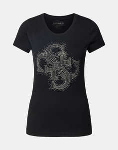 GUESS SS RN 4G LOGO TEE WOMENS T-SHIRT