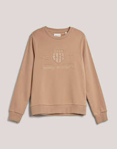 GANT SWEATSHIRTS REG TONAL SHIELD C-NECK SWEAT