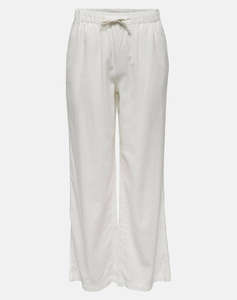 ONLY ONLCARO MW LINEN BL PULL-UP PANT CC PNT