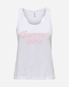 ONLY ONLHENNY LIFE REG S/L TANK TOP BOX JRS