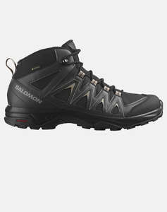 SALOMON HIKING & MULTIF - X-SERIES X BRAZE MID GTX BLACK / PHANTOM / VINTAGE KHAKI MENS SHOE