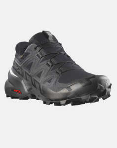 SALOMON TRAIL RUNNING - CROSS SPEEDCROSS 6 GTX BLACK / BLACK / PHANTOM SHOE