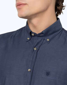 THE BOSTONIANS SHIRT TWILL REGULAR FIT Plain TWILL Button-down Regular Fit