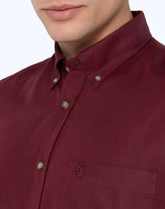 THE BOSTONIANS SHIRT TWILL REGULAR FIT Plain TWILL Button-down Regular Fit