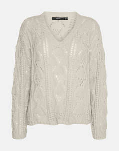 VERO MODA VMNEWERINSTRUCTURE LS V-NK PULLOV GA BOO