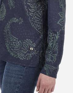 LA MARTINA РИЗА MM WOMAN L/S SHIRT PAISLEY POPLIN