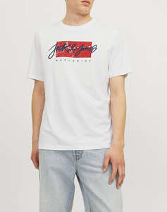 JACK&JONES JJTILEY TEE SS CREW NECK LN