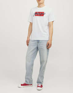 JACK&JONES JJTILEY TEE SS CREW NECK LN