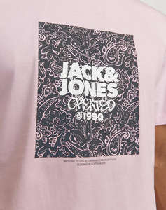 JACK&JONES JORBUSHWICK BOX TEE SS CREW NECK LN