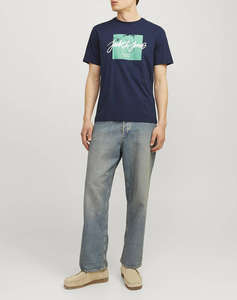 JACK&JONES JJTILEY TEE SS CREW NECK LN