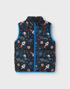 NAME IT NMMMYLANE VEST DARK AOP