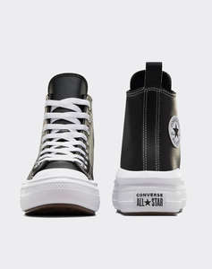 CONVERSE CHUCK TAYLOR ALL STAR MOVE PLATFORM LEATHER