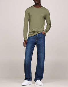 TOMMY HILFIGER STRETCH SLIM FIT LONG SLEEVE TEE