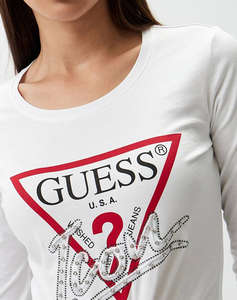 GUESS LS RN ICON TEEWOMENS SWEATSHIRT