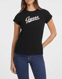 GUESS JEANS GJ SS CN REG SCRIPT TEE WOMENS T-SHIRT