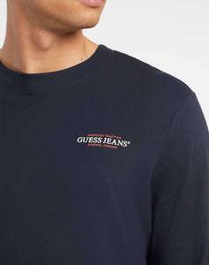 GUESS JEANS GJ LS CN SLIM AMERIC - ORGANIC COTTON 160GSM БЛУЗА M