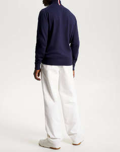 TOMMY HILFIGER PIMA ORG CTN CASHMERE ROLL NECK