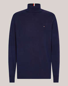 TOMMY HILFIGER PIMA ORG CTN CASHMERE ROLL NECK