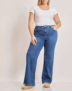 PARABITA ДАМСКИ ДЪНКИ Denim Wide Leg