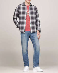 TOMMY JEANS TJM REG CHECK FLANNEL SHIRT EXT