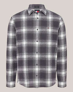 TOMMY JEANS TJM REG CHECK FLANNEL SHIRT EXT