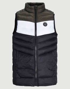 JACK&JONES JJESPRINT PUFFER BODYWARMER COLLAR JNR